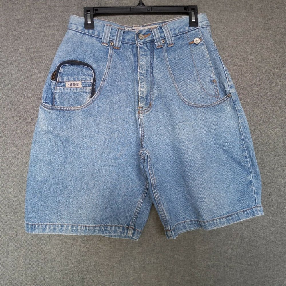 Vintage Corniche High waist Relaxed fit Classic Jean Shorts  Waist 29"